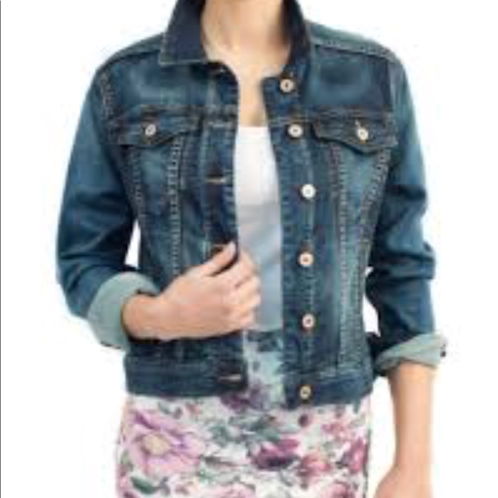 Silver jean jacket